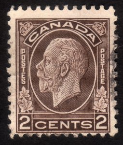 1932 Canada, 2c Used, King George V, Sc 196