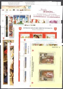 2016 Smom, New Stamps, Complete Vintage, 36 values + 6 Sheets - MNH **