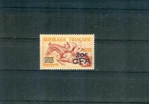 Reunion - Sc# 300. 1954 Horses. Hi Value. MNH $80.00.