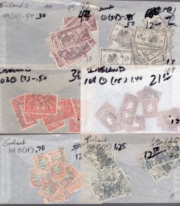 Ireland 1937-1954 Used Accumulation 30 Different Many Hundreds Total CV$950-1000