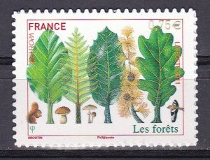 France, Birds, Animals, Mushrooms, EUROPA, self adh. MNH / 2011