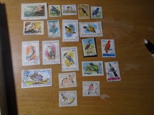 Birds  #  7  used / MNH