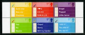 GREAT BRITAIN 2012a MNH STRIP/6 SCV $8.00 BIN $5.00 SLOGANS