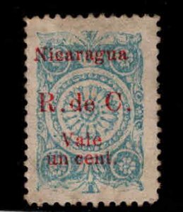 Nicaragua Scott RA24 Mint No Gum overprinted Postal Tax stamp