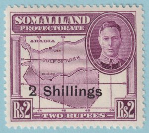 SOMALILAND PROTECTORATE 124  MINT HINGED OG * NO FAULTS VERY FINE! - JET