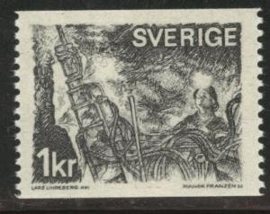 SWEDEN Scott 868 Mint No Gum 1970 1kr stamp