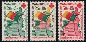 Cameroun Scott B30-B32 Unused hinged.