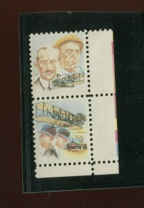 C92b Airmail Missing Color ERROR Mint Pair of Stamps NH with PF Cert (C92 PF A1)