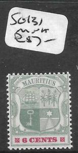 MAURITIUS (PP1712B) ARMS 6C  SG 131  MNH