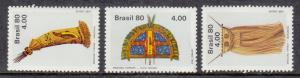 Brazil Scott #1686-1688 MH