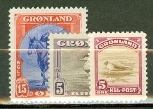 Greenland 10-18 MNH CV $325; scan shows only a few