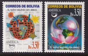 Bolivia 1086-1087 MNH VF