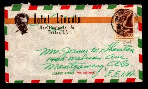 Mexico - (5) 1940s+ Air Mail Covers / Very Nice Group - Lot 0719002