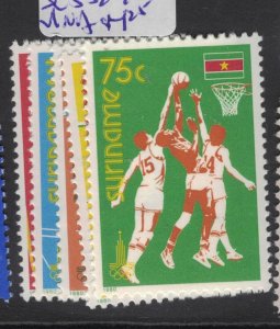 Suriname Olympics SC 552-6 MNH (5fes) 