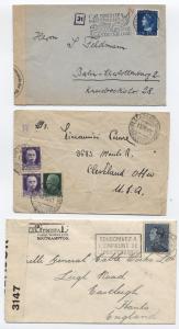 Group of 4 European covers 1930s-1940s [y1848]