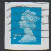 GB QE II Machin SG U2961 - 2nd brt blue - M11L - Source  B