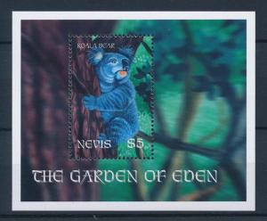 [35205] Nevis 2001 Wild Animals Mammals Koala Garden of Eden MNH Sheet