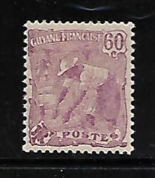 FRENCH GUYANA 74 MINT HING WASHING GOLD