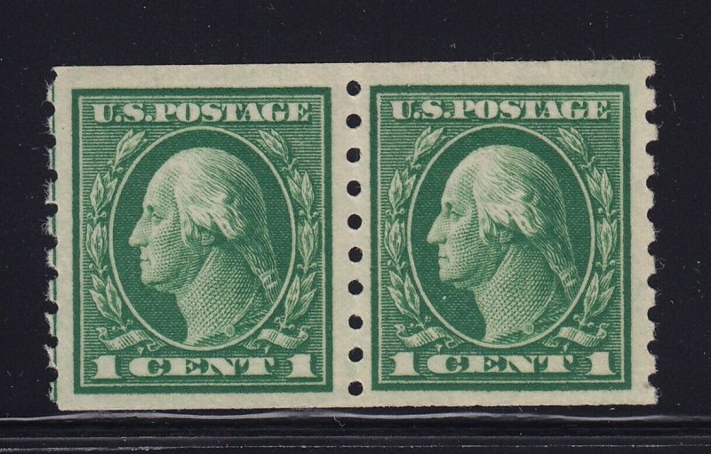 412 Pair VF+ original gum mint never hinged with nice color ! see pic !