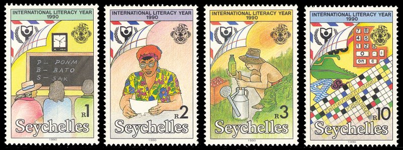 Seychelles 1990 Scott #712-715 Mint Never Hinged