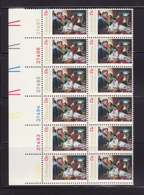 United States 1701 Plate Block MNH Christmas