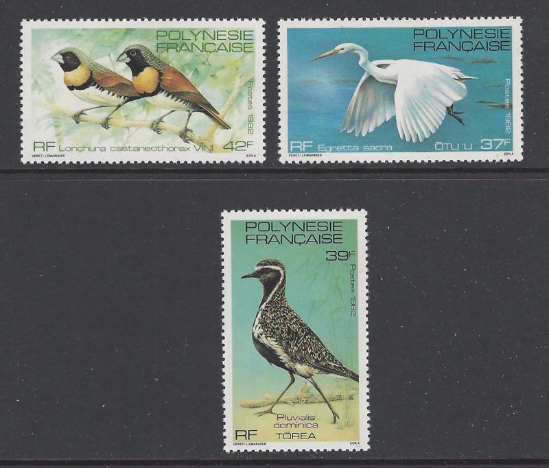 French Polynesia 1982 Birds VF MNH (370-2)