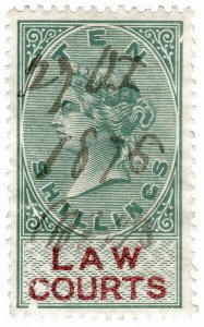 (I.B) QV Revenue : Law Courts (Scotland) 10/- (1873)