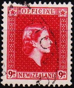 New Zealand. 1954 9d S.G.0165 Fine Used