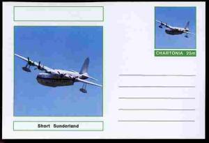 Chartonia (Fantasy) Aircraft - Short Sunderland postal st...