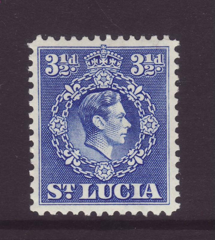 1947 St Lucia 3½d Perf 12½ U/Mint SG133b