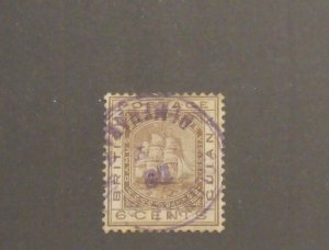 8878   Br Guiana   Used # 110   Seal of Colony          CV$ 8.00