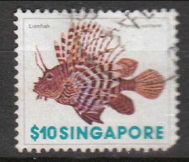 Singapore 1977 Sc 275 Marine Life $10 Used