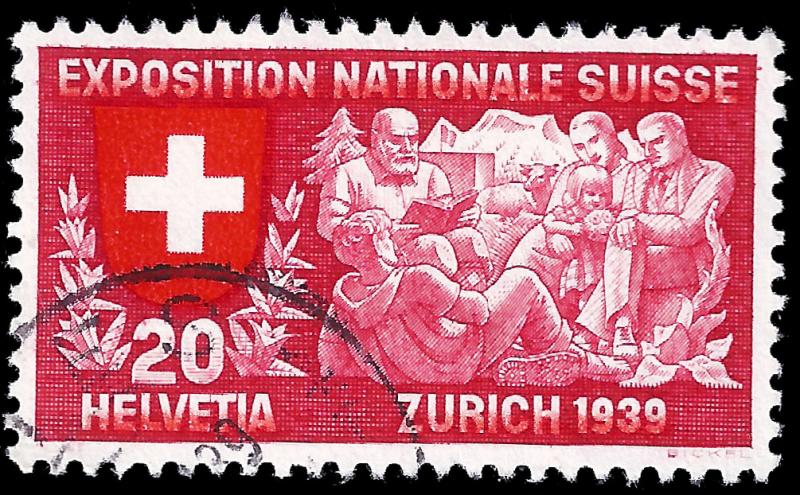 Switzerland 1939 Sc 247-255 uvf a couple with small flaws
