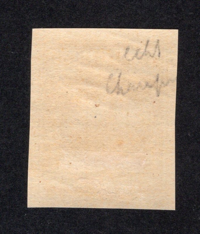 Batum 1919 50k yellow, Scott 3 MH Genuine, value = $7.50