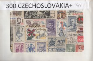 A Nice Selection Of 300 Mixed Condition Stamps From Czechoslovakia  #02 CZE300e