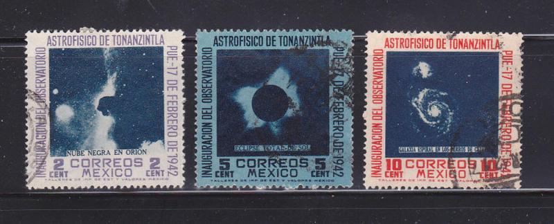 Mexico 774-776 Set U Astrophysics (B)