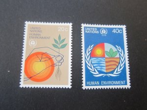 United Nations 1982 Sc 371-72 set MNH