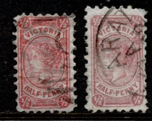 Victoria #130-131 QV Definitive Wmk.70 Used