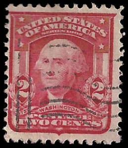 # 319 Used Shifted Or Double Transfer Variety Carmine George Washington Type I