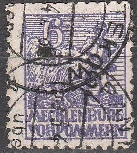 Germany Mecklenburg-Vorpommern #12N19 F-VF Used CV $6.00 (A15550)