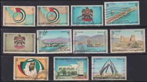 United Arab Emirates #  13 / 24, Definitive Set, some faults, Used, 1/3 Cat..