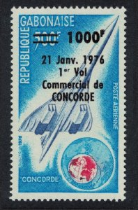 Gabon Concorde's First Commercial Flight 1976 MNH SG#566