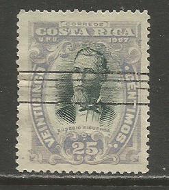 Costa Rica    #65  remainder  (1907)  c.v. $1.00