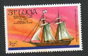 St. Lucia ; Scott 379; 1976;  Unused; NH