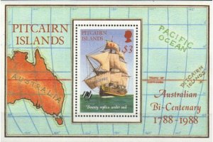 Pitcairn Island Stamp 297  - Australia bicentennial