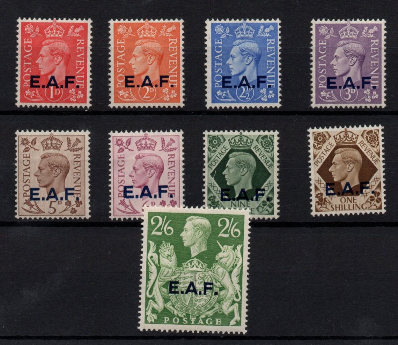 Somalia KGVI 1943 EAF mint LHM set x 9 SG51-59 WS22535