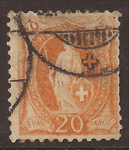 Switzerland  # 82  used