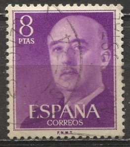 Spain; 1956; Sc. # 834; O/Used Single Stamp