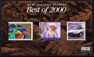 New Zealand 2001 Best of 2000 Mint MNH Miniature Sheet (3)