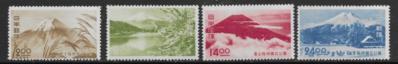 Japan 460-63   1949  set  4  fine mint  nh